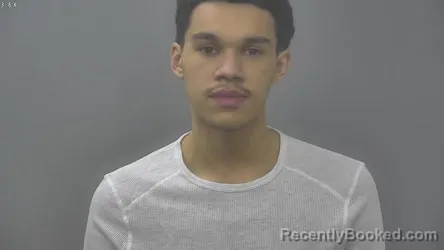 Mugshot of DION DAVONTE JACKSON booked in Alpena County, Michigan on May 5, 2026