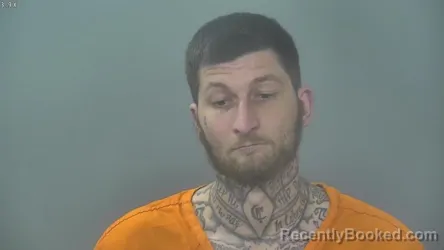 Mugshot of Jared Rudolph Barnett booked in Alpena County, Michigan on October 12, 2026