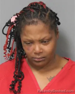 Mugshot of Mercedes Angela Blackwell booked in Berrien County, Michigan on October 11, 2026