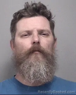 Mugshot of Ryan Joshua Hallock booked in Calhoun County, Michigan on August 21, 2026