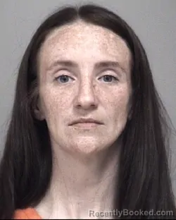 Mugshot of Samantha Marie Pann booked in Calhoun County, Michigan on September 14, 2026
