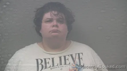 Mugshot of Katherine Elizabeth Barkley booked in Dickinson County, Michigan on August 30, 2026
