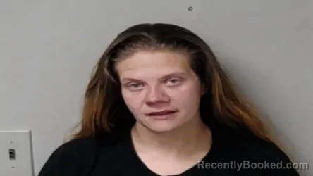 Mugshot of Audrey Marie Russell booked in Hillsdale County, Michigan on July 27, 2026