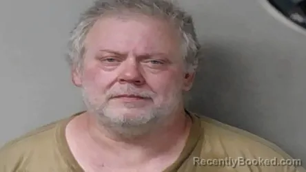 Mugshot of Bruce Richard Buckholz booked in Hillsdale County, Michigan on July 1, 2026