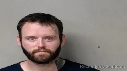 Mugshot of Christopher Alan Adams booked in Hillsdale County, Michigan on October 25, 2026