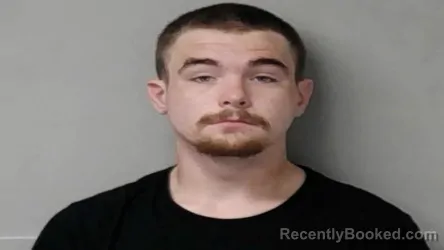 Mugshot of Caleb Daniel Crawford booked in Hillsdale County, Michigan on July 28, 2026