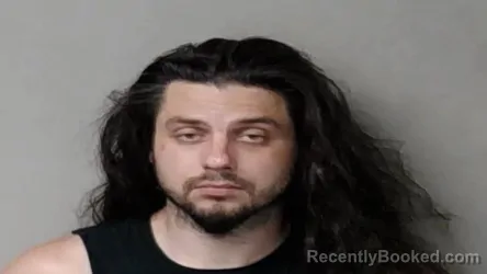 Mugshot of Dylan Eric Church booked in Hillsdale County, Michigan on June 25, 2026