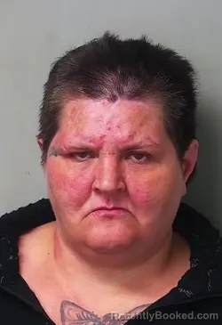 Mugshot of Roxey Anne Brown booked in Hillsdale County, Michigan on April 12, 2026