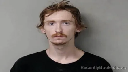 Mugshot of Zachary Isaiah Rearick booked in Hillsdale County, Michigan on August 24, 2026