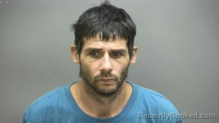 Mugshot of Ryan Lee Hughes booked in Isabella County, Michigan on August 8, 2026