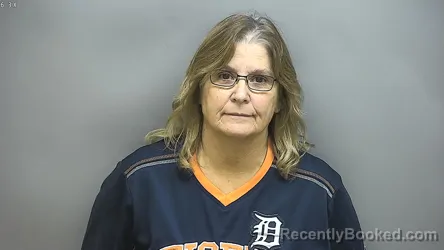 Mugshot of Pamela Jean Hughes booked in Isabella County, Michigan on August 15, 2026