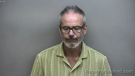 Mugshot of Jeffrey Lew Brown booked in Isabella County, Michigan on August 15, 2026