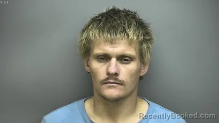 Mugshot of Dustin Lee Lang booked in Isabella County, Michigan on August 20, 2026