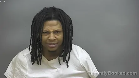 Mugshot of Kenyun Ken-Darius Jones booked in Isabella County, Michigan on August 21, 2026