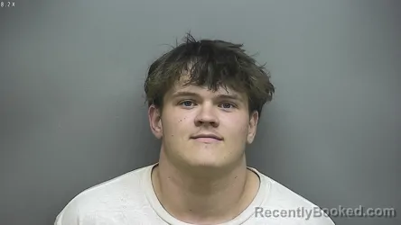Mugshot of Caidon Joseph Sowards booked in Isabella County, Michigan on August 29, 2026
