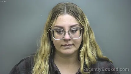 Mugshot of Ashley Renee Spaugh booked in Isabella County, Michigan on October 4, 2026