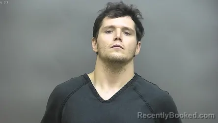 Mugshot of Jared Curtis Bean booked in Isabella County, Michigan on October 25, 2026