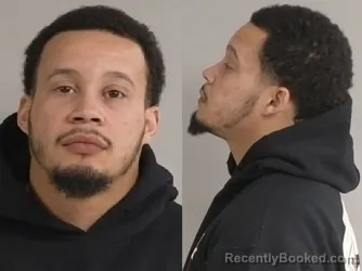 Mugshot of Tyler Cardell Hervey booked in Jackson County, Michigan on March 16, 2026