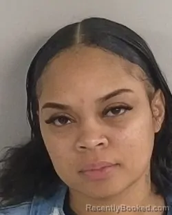 Mugshot of Sharhonda Gemill Lowery booked in Jackson County, Michigan on April 3, 2026