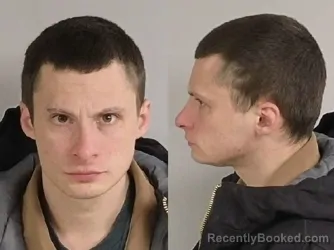 Mugshot of Donald Jacob Kontos booked in Jackson County, Michigan on May 8, 2026