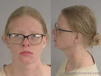 Mugshot of Eila Marcella Suominen booked in Jackson County, Michigan on July 12, 2026