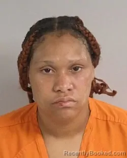 Mugshot of Adrian Renee Janine Brown booked in Jackson County, Michigan on July 15, 2026