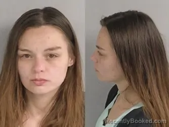 Mugshot of Ashley Marie Keaton booked in Jackson County, Michigan on July 23, 2026