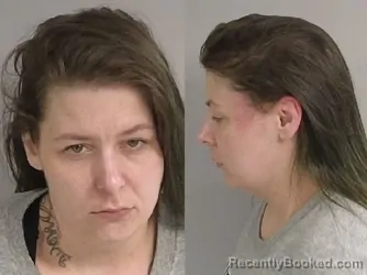 Mugshot of Alexis Claire Navarre booked in Jackson County, Michigan on July 23, 2026