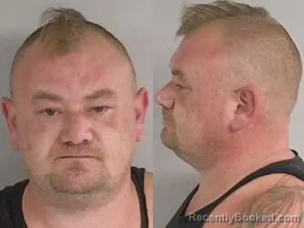 Mugshot of Brian Lee-Earl Amsdill booked in Jackson County, Michigan on August 24, 2026
