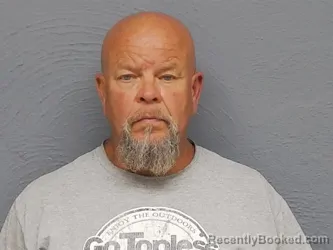 Mugshot of Michael Edward Trombley booked in Mackinac County, Michigan on October 2, 2026