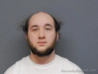 Mugshot of Gabriel Andrew Crain booked in Mackinac County, Michigan on October 9, 2026