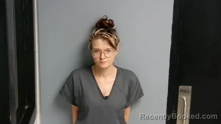 Mugshot of Brittany Elizabeth Crawford booked in Manistee County, Michigan on October 14, 2026
