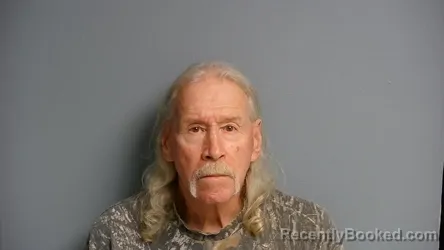 Mugshot of Frank Phillips booked in Manistee County, Michigan on August 30, 2026