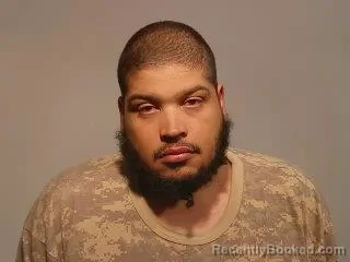 Mugshot of Jurrell Ashon Belcher booked in Marquette County, Michigan on March 31, 2026