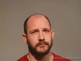 Mugshot of Adam Steven Mahan booked in Marquette County, Michigan on April 29, 2026