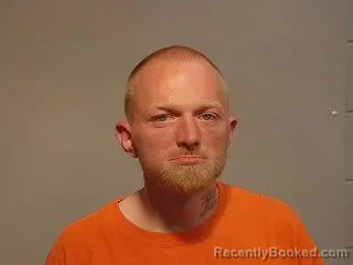 Mugshot of Bradley Scott Merrills booked in Marquette County, Michigan on May 1, 2026