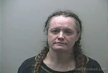 Mugshot of Kerri Nicole Arellano booked in Midland County, Michigan on October 8, 2026