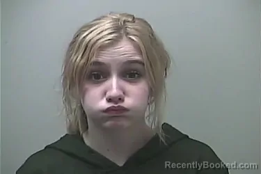 Mugshot of Chloe Joy-Marie Barrett booked in Midland County, Michigan on September 9, 2026
