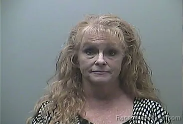 Mugshot of Cara Sue Dougherty booked in Midland County, Michigan on October 1, 2026