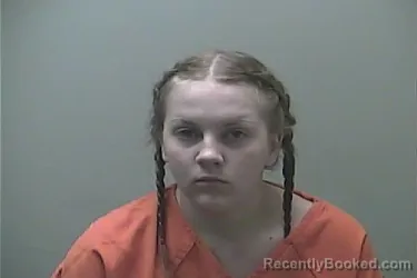 Mugshot of Katie Nichole Eversole booked in Midland County, Michigan on August 10, 2026