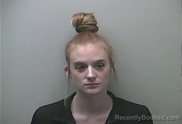 Mugshot of Hana Michelle Harns booked in Midland County, Michigan on October 7, 2026