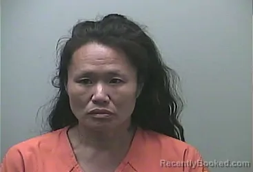 Mugshot of Erika Mee-Jin Luft booked in Midland County, Michigan on October 15, 2026