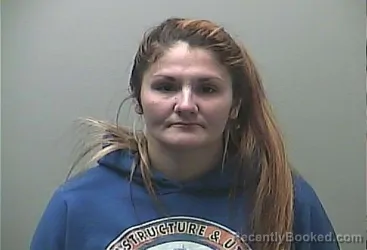 Mugshot of Kaela Marie Latarski booked in Midland County, Michigan on October 1, 2026