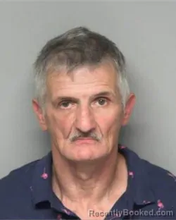 Mugshot of DENNIS ALBERT RUSSELL booked in Randolph County, North Carolina on April 16, 2026