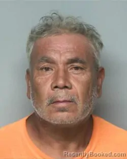 Mugshot of Evelio Pinales booked in Randolph County, North Carolina on August 25, 2026
