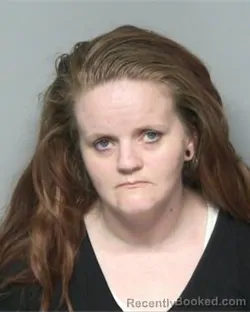 Mugshot of BRITTNEY RENEE AMBURGEY booked in Randolph County, North Carolina on June 14, 2026