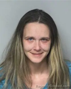 Mugshot of SAMANTHA FLYNN MOORE booked in Randolph County, North Carolina on May 1, 2026