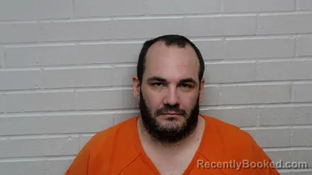 Mugshot of Daniel Michael-Joseph Barrett booked in Richmond County, North Carolina on October 14, 2026