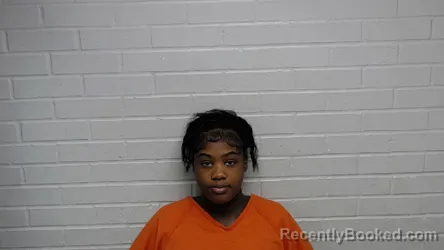 Mugshot of Trinity Smaya Brown booked in Richmond County, North Carolina on September 1, 2026