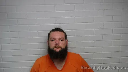 Mugshot of Andrew Ryan Hunt booked in Richmond County, North Carolina on August 26, 2026